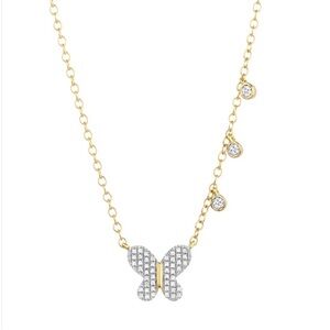 Ella Stein Diamond Butterfly Necklace